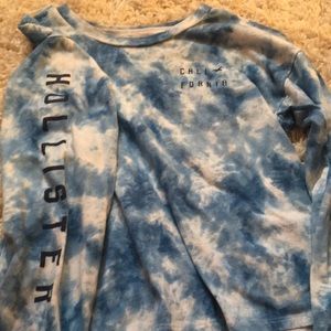 Tie die hollister long shirt